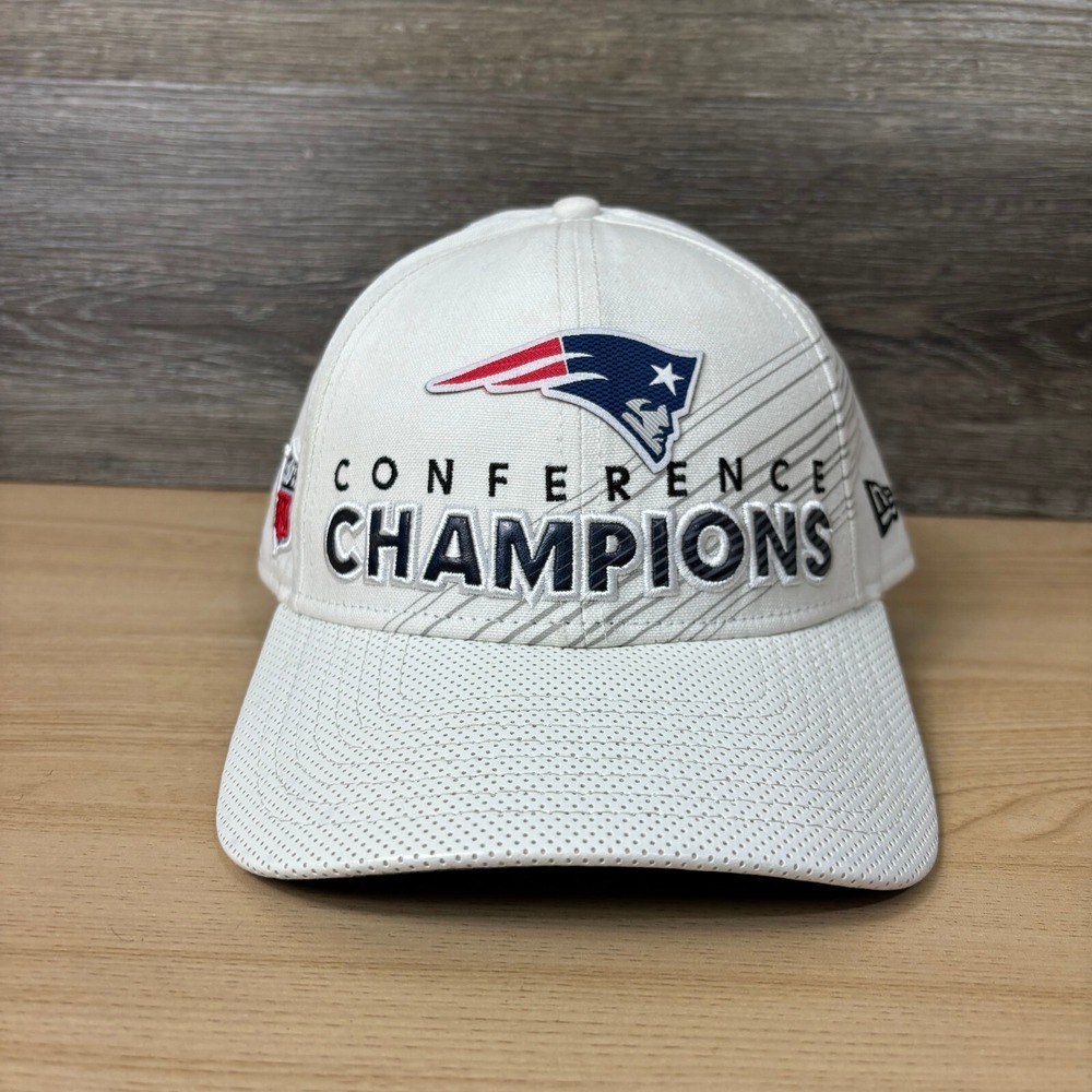 New England Patriots Hat Cap Strap Back White New Era NFL Football Super Bowl LI